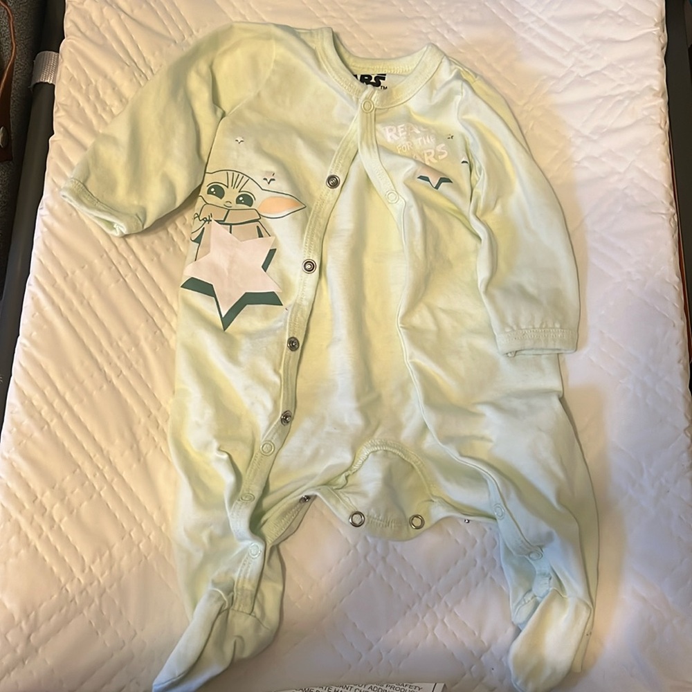 Grogu baby onesie
